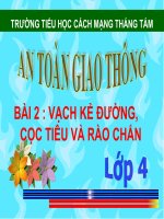 Giáo án điện tử tiểu học: an toàn giao thông pdf