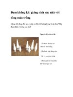 Đem không khí giáng sinh vào nhà với tông màu trắng ppt