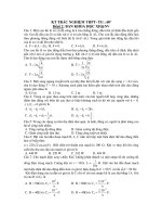 KT TRẮC NGHIỆM THPT- Đề số 2 potx