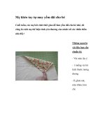 Mẹ khéo tay tự may yếm dãi cho bé pptx