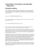 CHAPTER 4 - SCIENTIFIC NOTATION AND METRIC PREFIXES ppsx