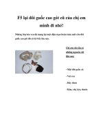 F5 lại đôi guốc cao gót cũ của chị em mình đi nhé! docx