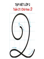 Giáo án điện tử tiểu học: Tập viết chữ hoa Q pdf