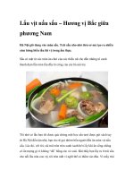 Lẩu vịt nấu sấu – Hương vị Bắc giữa phương Nam potx