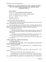 Tóm tắt báo cáo nghiên cứu khoa học 