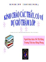 Giáo án điện tử tiểu học: Địa lý lớp 5 Công nghiệp potx