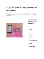 F5 lại chiếc gương cũ trong phòng ngủ chào đón mùa mới ppt