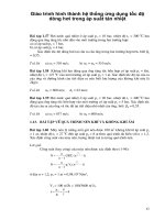 Giáo trình hình thành hệ thống ứng dụng tốc độ dòng hơi trong áp suất tản nhiệt p1 ppsx
