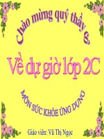 Giáo án điện tử tiểu học: Môi trường và sức khỏe pot