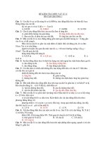 ĐỀ KIỂM TRA MÔN VẬT LÍ 12 ÔN TẬP CHƯƠNG 1 pps