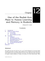 BEHAVIOR ANALYSIS in NEUROSCIENCE - PART 7 doc