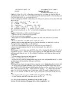 KIỂM TRA VẬT LÝ 15 PHÚT Năm học 2010-2011 MÔN THI :HÓA HỌC (vòng 1) docx