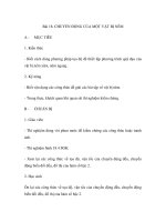 Bài 18. CHUYỂN ĐỘNG CỦA MỘT VẬT BỊ NÉM ppt