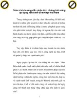 Giáo trình hướng dẫn phân tích những khả năng áp dụng nền kinh tế mới tại VIệt Nam phần 1 pot