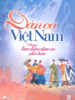 Dân ca Việt Nam và những làn điệu dân ca phổ biến part 1 pps