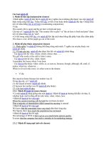 Các loại mệnh đề pot