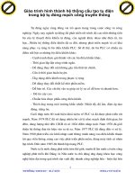 Giáo trình hình thành hệ thống cấu tạo tụ điện trong bộ tụ đóng mạch cổng truyền thông p1 pps