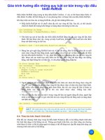 Giáo trình hướng dẫn những quy luật cơ bản trong việc điều khiển RefEdit phần 1 pdf