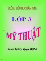 Giáo án điện tử tiểu học: Tập nặn quả pptx