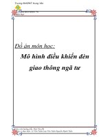 Đồ án môn học mô hình điều khiển đèn giao thông ngã tư ppsx