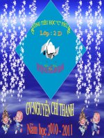 Giáo án điện tử tiểu học: Mặt trời ppt