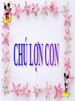 Giáo trình điện tử mầm non: Chú lợn con ppsx