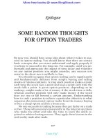 The option trader s guide to probability volatility and timing phần 10 docx