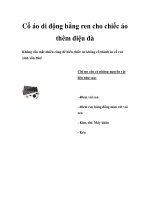 Cổ áo di động bằng ren cho chiếc áo thêm điệu đà doc