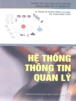 Hệ thống thông tin quản lý part 1 ppt