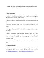 Đăng ký thay đổi nội dung đăng ký của địa điểm kinh doanh đối với công ty TNHH một thành viên (chủ sở hữu là cá nhân) ppt