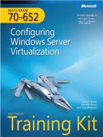 mcts training kit 70 - 652 server virtualization phần 1 pptx