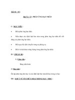 Bài 72 + 73 : PHẢN ỨNG HẠT NHÂN ppsx