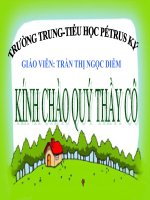 Giáo án điện tử tiểu học: Từ ngữ về tình cảm potx