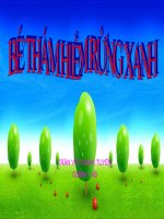 Giáo trình điện tử mầm non: Bé thám hiểm rừng xanh pps