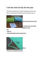 Cách làm chăn hai lớp siêu đơn giản doc