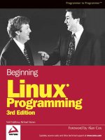 Beginning Linux Programming Third Edition phần 1 ppsx