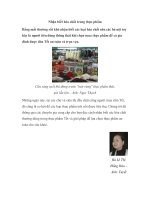 Nhận biết hóa chất trong thực phẩm potx