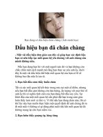 Dấu hiệu bạn đã chán chàng pdf
