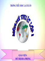 Giáo án điện tử tiểu học: Tập vẽ nét cong pps