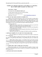 Tóm tắt báo cáo nghiên cứu khoa học 