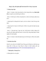 Đăng ký thay đổi ngành nghề kinh doanh đối với công ty hợp danh pdf