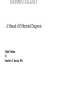 Dermatology A Manual of Differential Diagnosis - part 1 ppt