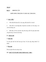 Bài 51 : KHOẢNG VÂN BƯỚC SÓNG ÁNH SÁNG VÀ MÀU SẮC ÁNH SÁNG doc