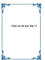 Giáo án tin học lớp 11 ppt