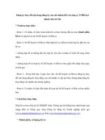 Đăng ký thay đổi nội dung đăng ký của chi nhánh đối với công ty TNHH hai thành viên trở lên ppt