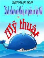 Giáo án điện tử tiểu học: Mỹ thuật vẽ con cá potx