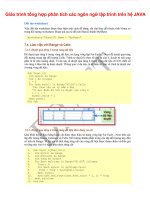 Giáo trình hướng dẫn những quy luật cơ bản trong việc điều khiển RefEdit phần 4 pps
