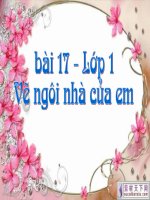 Giáo trình điện tử tiểu học: Vẽ ngôi nhà của em ppsx