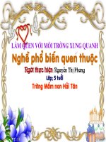 Giáo trình điện tử mầm non: Nghề nghiệp phổ biến doc