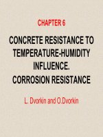 BASICS OF CONCRETE SCIENCE - CHAPTER 6 pps